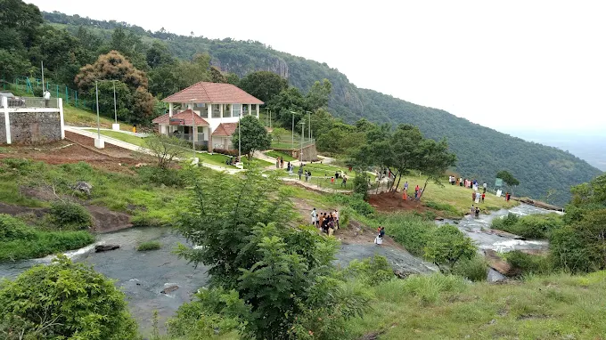 Waterfalls and plains views at Chellarkovil
