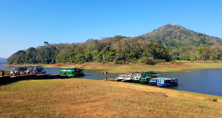Periyar Wildlife Sanctuary near Thekkady