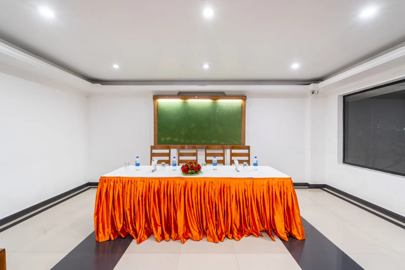 Banquet hall setup
