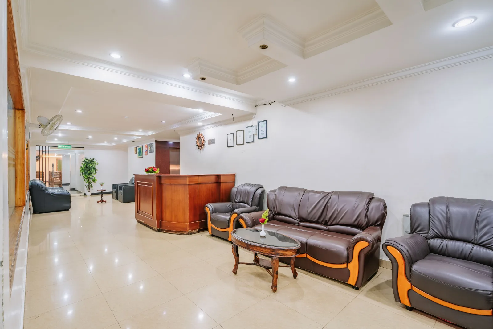 Reception lobby
